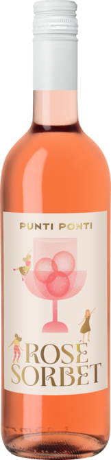 Punti Ponti Rosé Sorbet 2023, Apulien, Lieblich